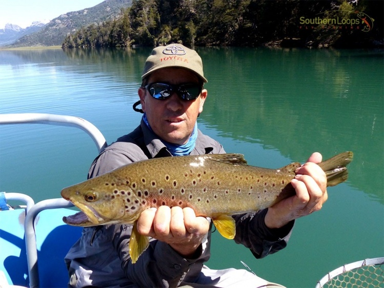 Algo de la pesca de lago que tiene para ofrecer la Patagonia Norte.