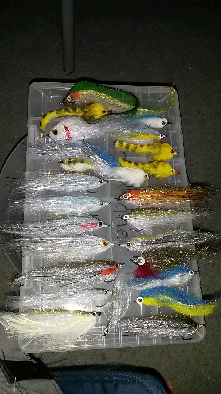 Some of my streamers for pike fishing