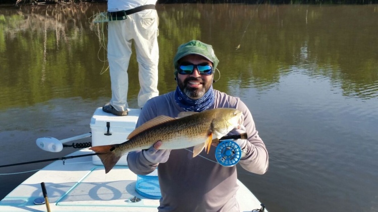 Everglades red on gangster crab pattern