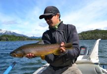  Captura de European brown trout por Karim Jodor en Laguna Larga - Pesca con Mosca - Fly dreamers