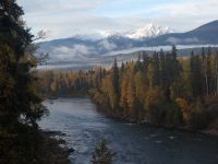 Kispiox Valley, the view of the river.