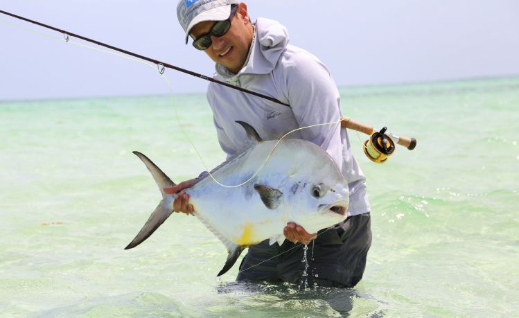 Wading the flats of the Peninsula Flyfishing Club pays off big time for Pesca con Mosca Cozumel.