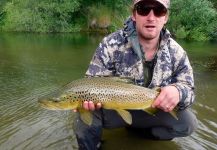 Andy  Sutherland  's Fly-fishing Image of a Brown trout – Fly dreamers 