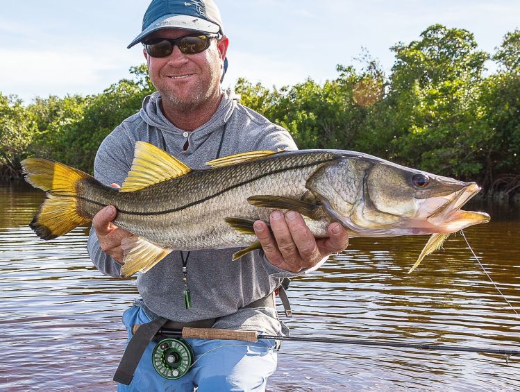 T&amp;T pro guide Austin Lowder from Sea &amp; Stream exploring the mangroves with his Solar 8wt.