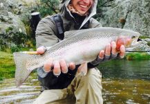 Esteban Psenda 's Fly-fishing Picture of a Rainbow trout – Fly dreamers 