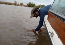 Día nublado en San Pedro, salieron algunos dorados