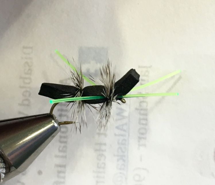 # 12 Ant pattern for grayling, brown trout, rainbow trout