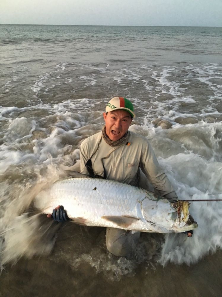 The first tarpon on fly rod in Brazil (João Pessoa, Paraiba)