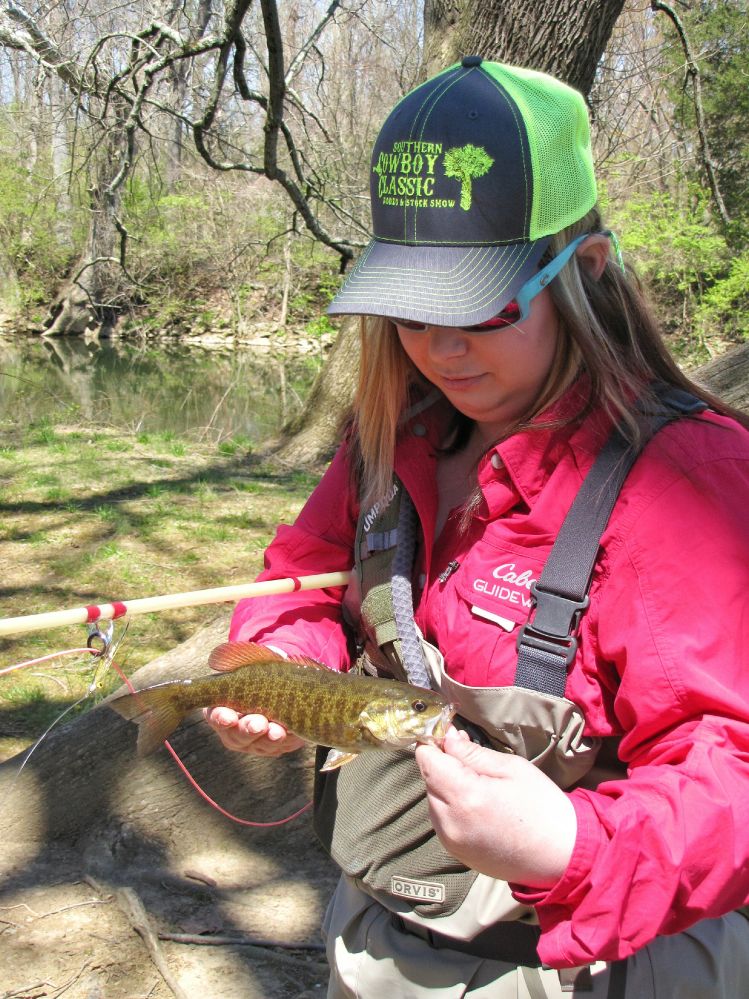 Not a Monster but some Gorgeous River Camo on this Small Jaw. Caught on an OMF Fly Co. Clouser Minnow.