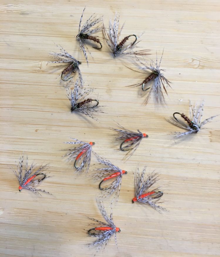 My first Soft Hackles, #14 Partridge and Orange and #14 Soft Hackle Pheasant Tail