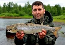 Rafal Slowikowski 's Fly-fishing Image of a spring salmon – Fly dreamers 