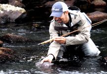  Fotografía de Pesca con Mosca de Trucha arcoiris por Douglas Caberlon – Fly dreamers 