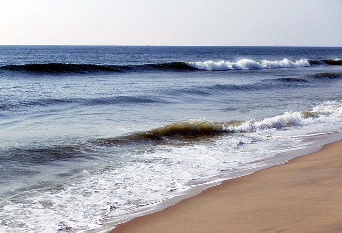 A nice stretch of beach that in the past has produced some fine catches. With the heat reaching a "real feel" of 112 degrees F it's an late night fishing trip for me. New Jersey, Atlantic Ocean.....surf fishing.