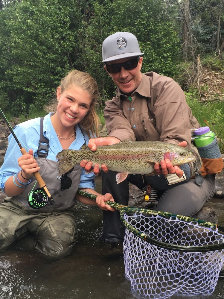 Dolores River of Sorrow Rainbow caught by Gracie Gordon near Telluride, Colorado