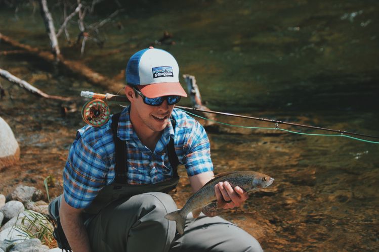 Arctic Grayling from this spring, elk hair caddis did the trick.