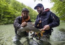 Marco Vigano 's Fly-fishing Photo of a Lady of the river – Fly dreamers 