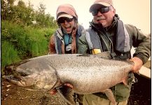 Impressive Fly-fishing Situation of Quinnat Salmon - Photo shared by Bristol Bay Lodge Lodge | Fly dreamers 