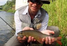 Lady of the river caught by Uros Kristan in Ljubljanica River – Fly Fishing | Fly dreamers 