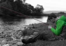 Sweet Fly-fishing Situation of Smolt shared by Tomas Kolesinskas 