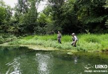 Cool Fly-fishing Situation of Grayling shared by Uros Kristan from Ljubljanica River 