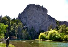 Fly-fishing Situation of Lake salmon - Image shared by Estancia Arroyo Verde | Fly dreamers