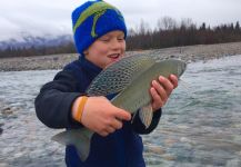 Branden Hummel 's Fly-fishing Catch of a Thymallus thymallus | Fly dreamers 