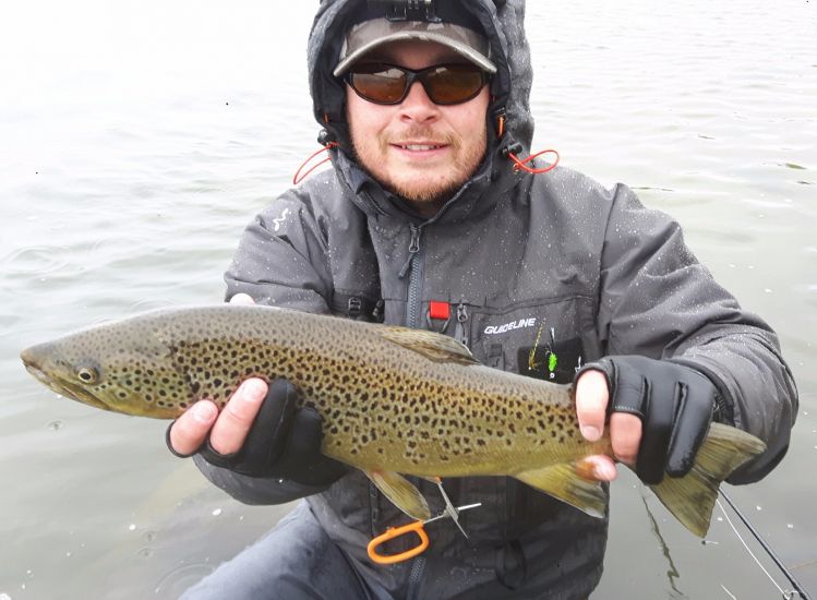 Fishing at Laxá. 