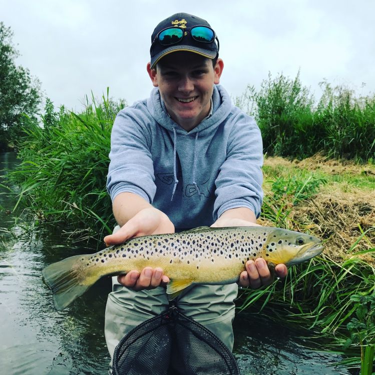 Lovely brown taken an a size 16 balloon Caddis for a client.