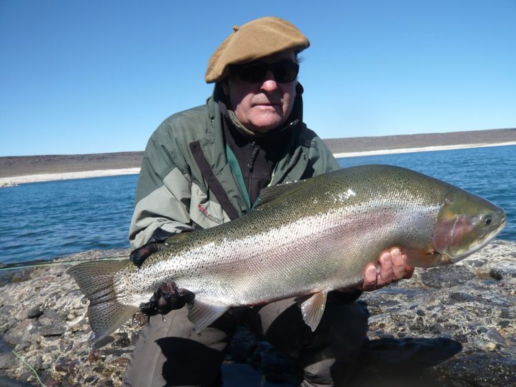 las arco iris del Lago Strobel -Laguna Verde