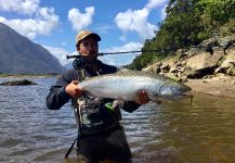  Fotografía de Pesca con Mosca de Blackmouth Salmon por Max Ignacio Segura Safian | Fly dreamers 