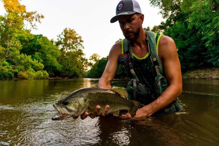 Largemouth bass on the Neuse River