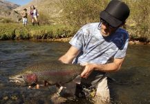 Fly-fishing Photo of Rainbow trout shared by AITUE PESCA CON MOSCA /CONSERVACION PATAGONIA | Fly dreamers 