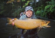 Interesting Fly-fishing Situation of Brownie shared by Kiyoshi (Yoshi) Nakagawa 