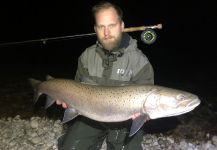 Fly-fishing Picture of Danube Salmon - Hucho Hucho shared by Fauna Fly Fishing Slovenia Matej Gartnar  | Fly dreamers