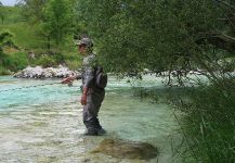 Impressive Fly-fishing Situation of Marble Trout - Image shared by Flyfishingodec Slovenia | Fly dreamers