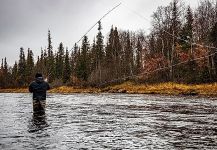 Chavanga river, Chavanga, Kola Peninsula, Russia