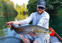 Fly-fishing Situation of Huchen shared by Uros Kristan - URKO Fishing Adventures 