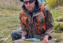Nice Fly-fishing Situation of Rainbow trout - Image shared by Uros Kristan - URKO Fishing Adventures | Fly dreamers