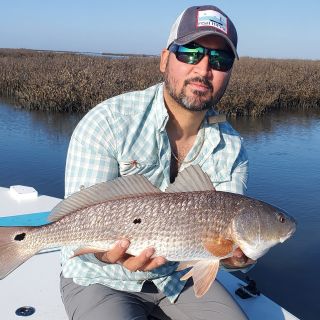 Victor and a beautiful  Texas Redfish