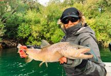  Foto de Pesca con Mosca de Trucha marrón por Matapiojo  Lodge | Fly dreamers 