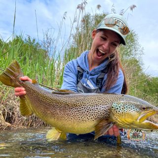 Nice brown captured by Katka on her visit with us.