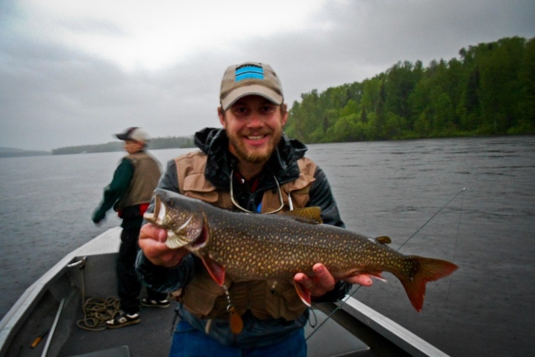 Lake Trout on fly @ one of my favorite local holes