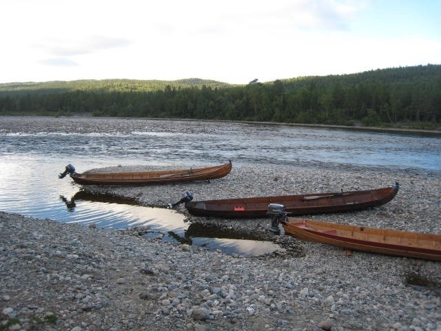 The canoes are ready
