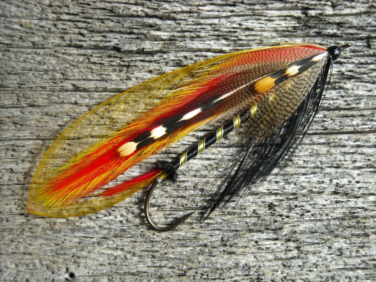 This is a streamer conversion of G. Kelson  Black Dog salmon fly.
Tied on a #1-8xlong iron.