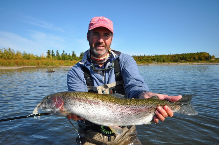 Herle with a nice Trout
