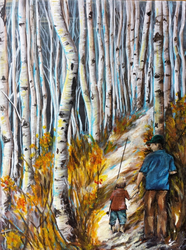 "Our Spot" Fly Fishing Painting