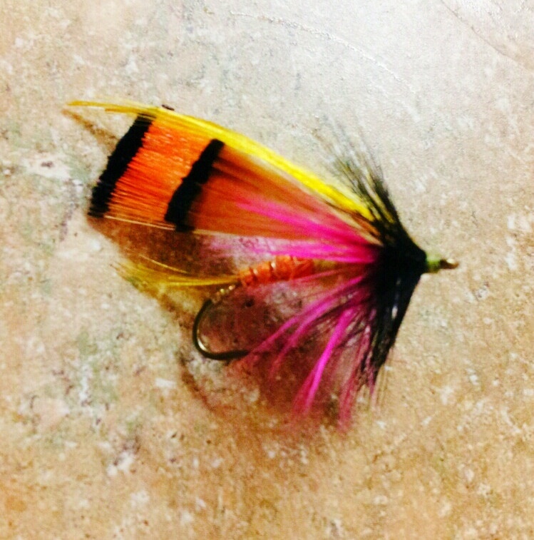 first try at a salmon fly
