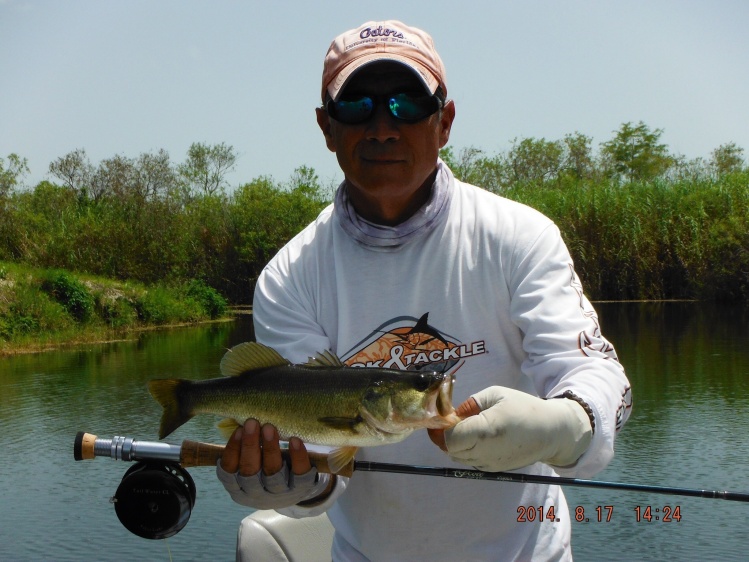 Freshwater fishing in the Florida Everglades.