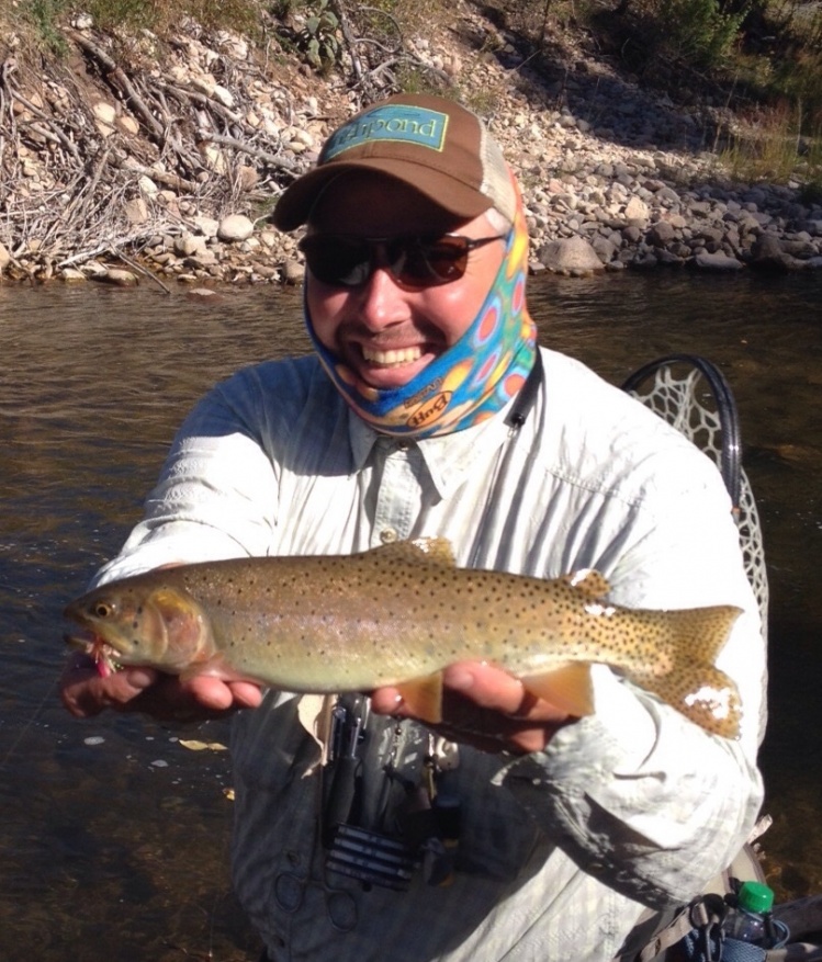 Bonneville Cutthroat on big foam 409s makes for a nice fall day in the mountains.