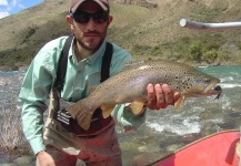 Ariel Lomazzi 's Fly-fishing Photo of a German brown – Fly dreamers 
